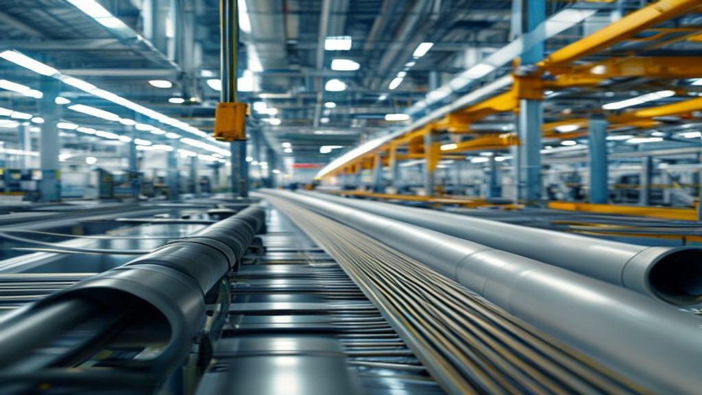 Industrial cable manufacturing line